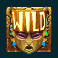 savannah drums slot zulu mask wild symbol