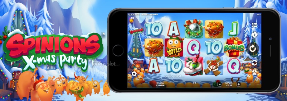 spinions xmas party mobile slot