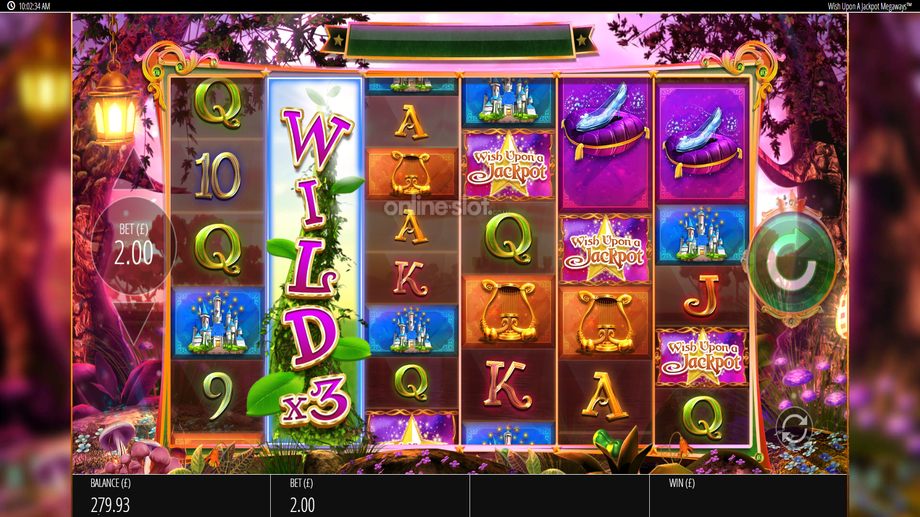 wish upon a jackpot megaways slot magic beanstalk stacked wilds feature