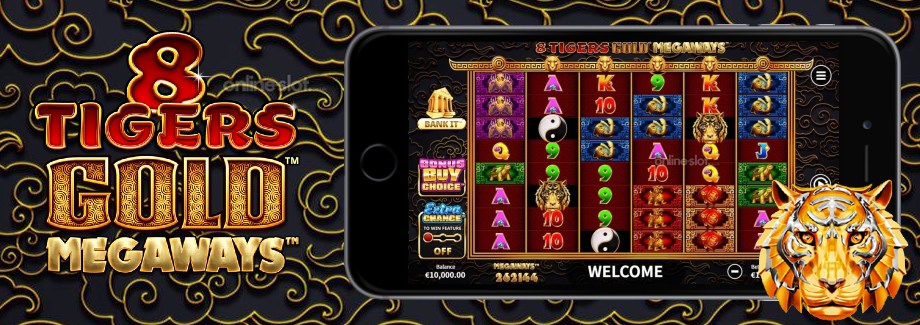 8 tigers gold megaways mobile slot