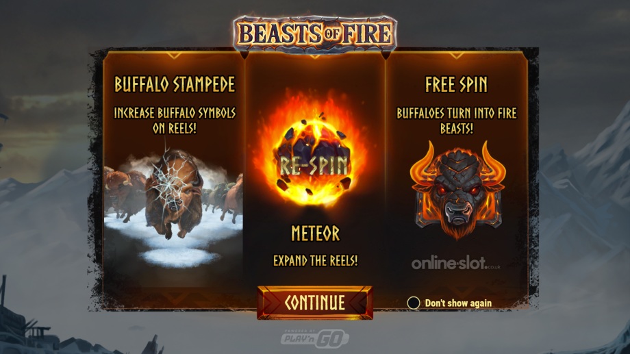 beasts of fire slot bonus features