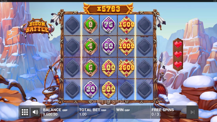 bison battle slot ice park feature