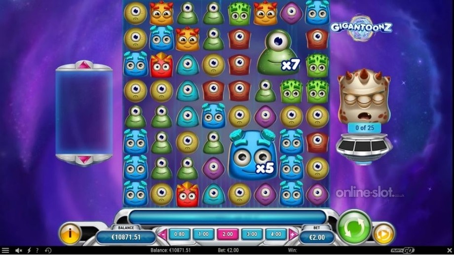 gigantoonz slot base game