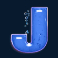 great blue slot j symbol
