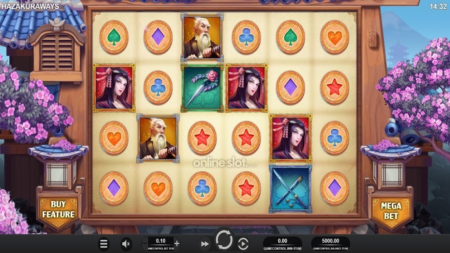 hazakura ways slot base game