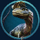 jurassic park gold slot dilophosaurus symbol