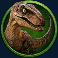 jurassic park gold slot raptor symbol