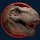 jurassic park gold slot t rex symbol