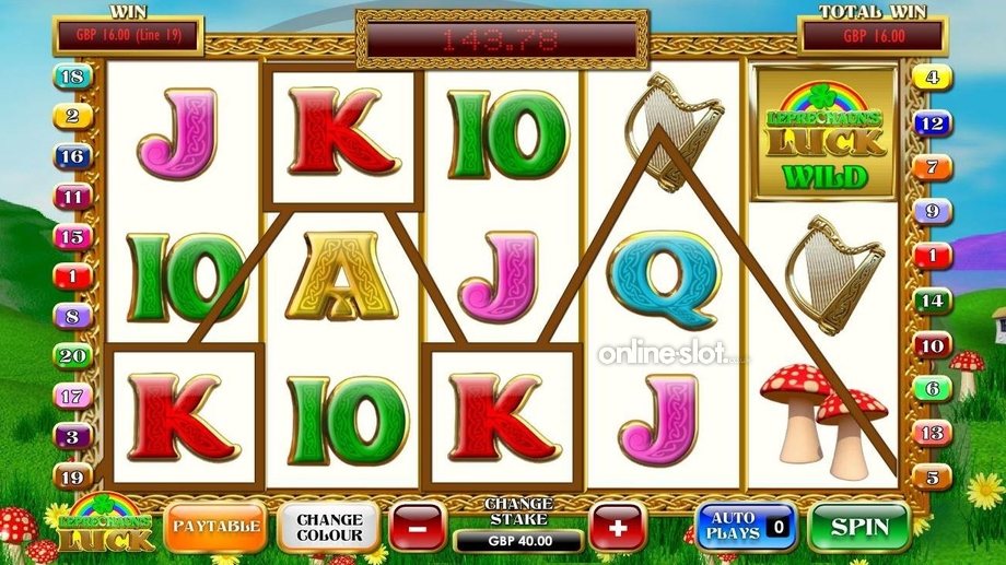 leprechauns luck slot base game
