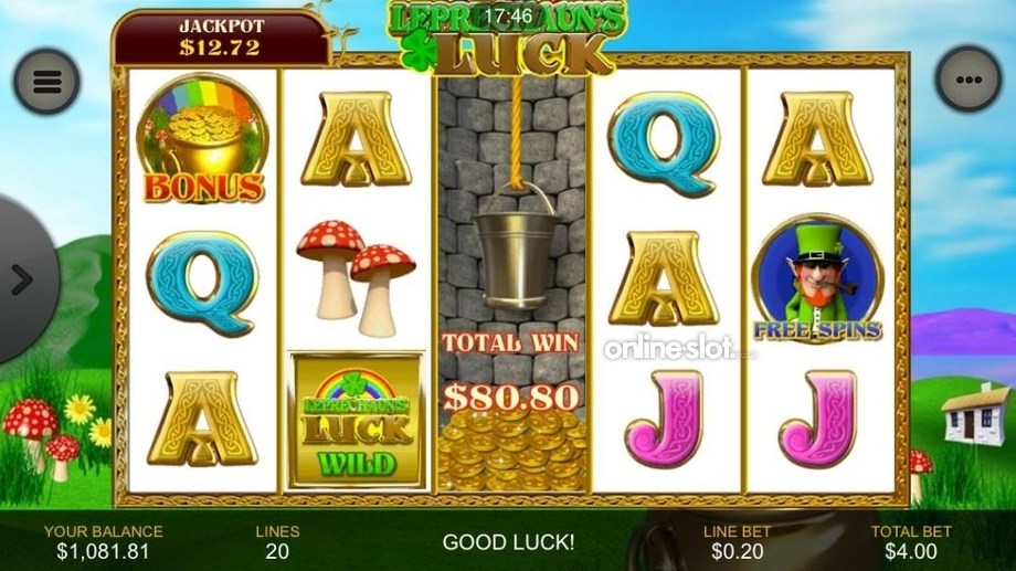 leprechauns luck slot wishing well feature