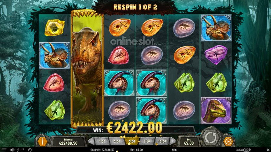 raging rex slot rampage feature