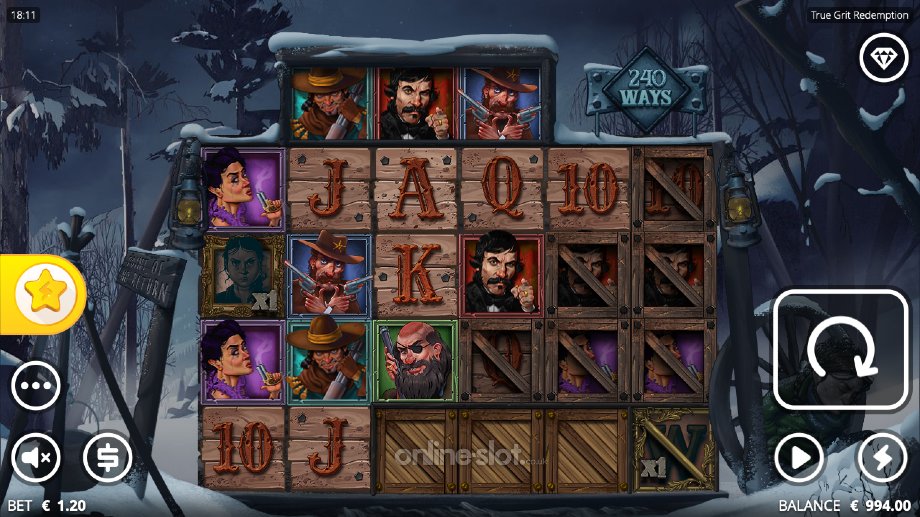 true grit redemption slot base game