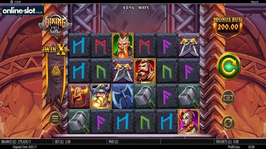 viking fall slot base game