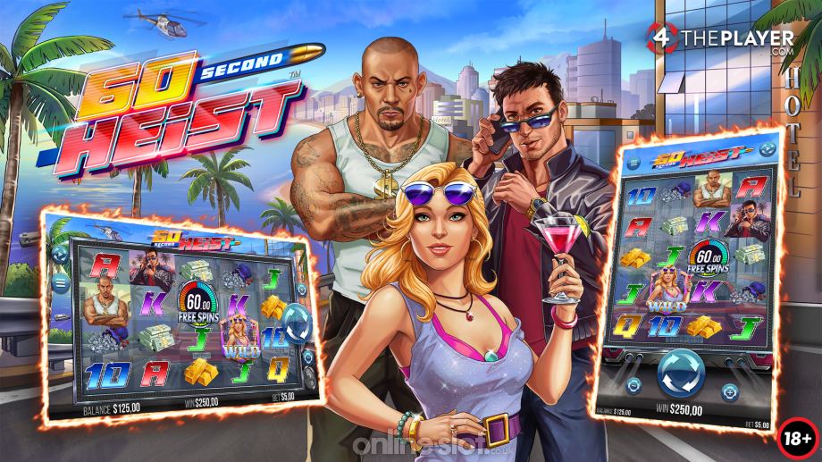 60 second heist slot big reel portrait mode