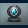 hotline 2 slot blue necklace symbol