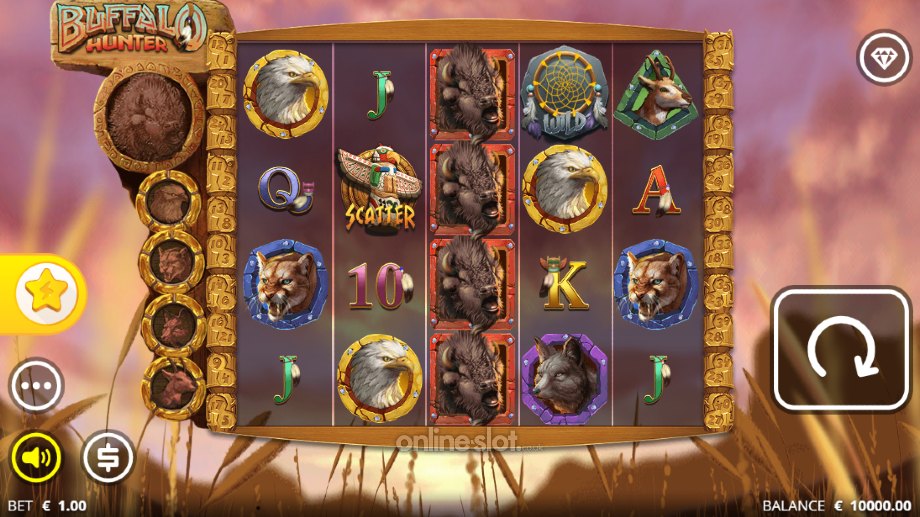 buffalo hunter slot base game
