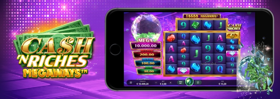 cash n riches megaways mobile slot