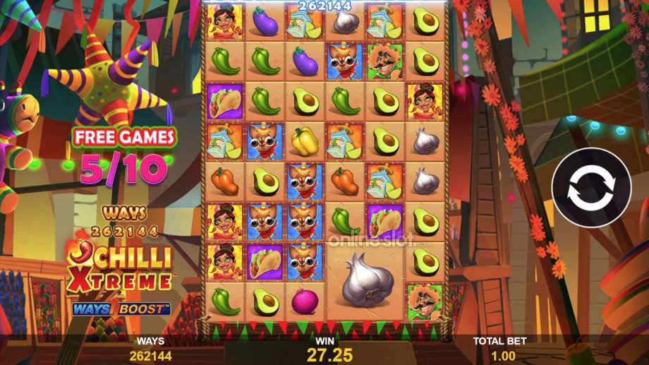 chilli xtreme slot free games feature