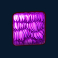 cluster slide slot purple furry monster symbol