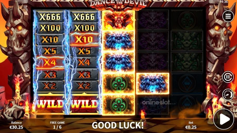 dance with the devil slot the devils free games feature