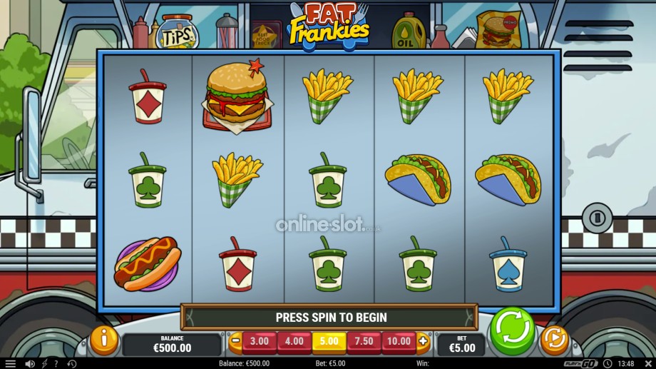 fat frankies slot base game
