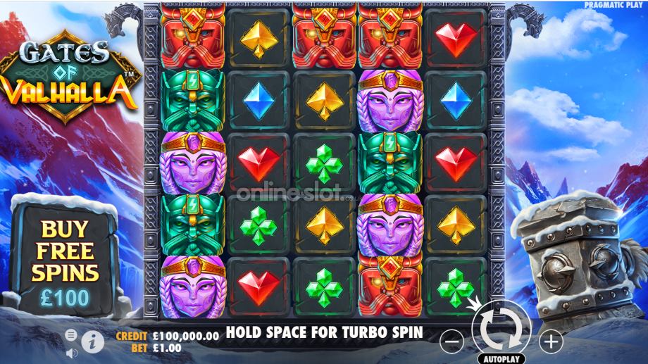 gates of valhalla slot base game