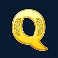 gold party slot q symbol