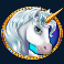 gold party slot unicorn symbol