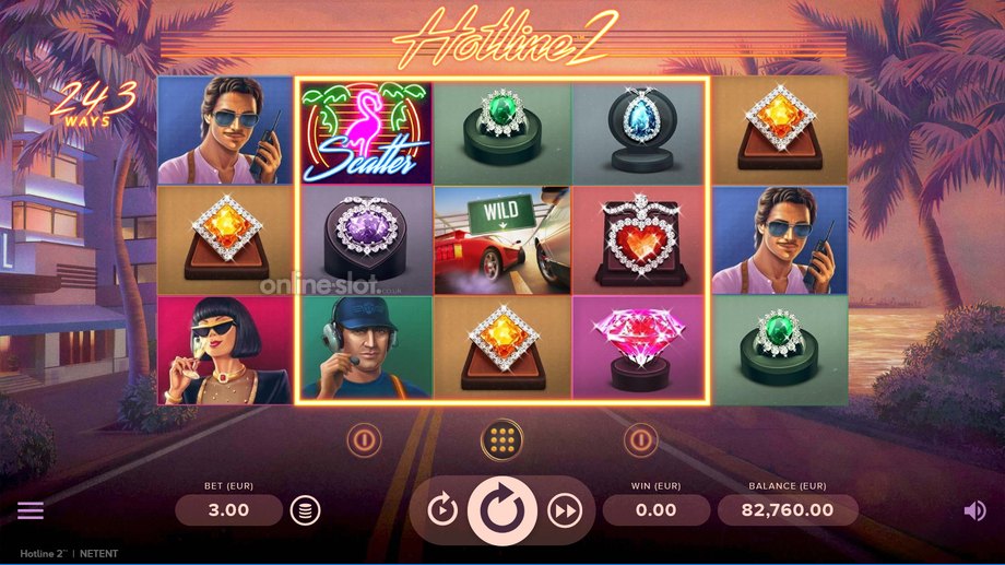 hotline 2 slot base game