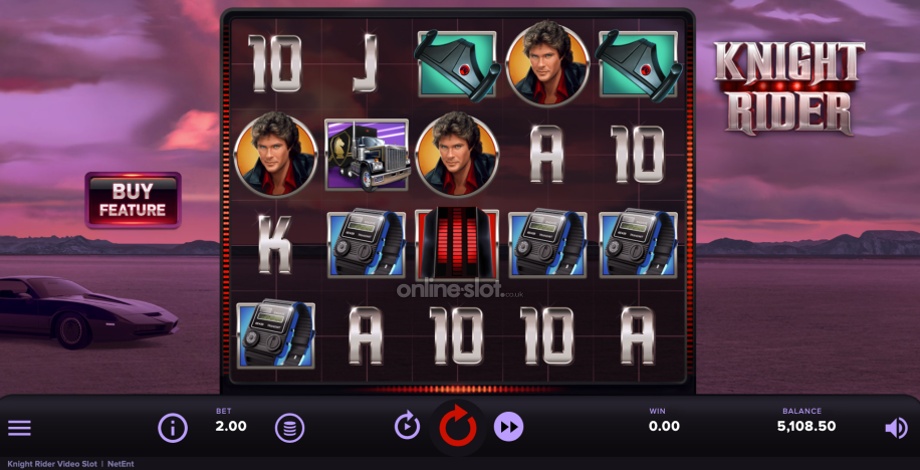 knight rider slot base game