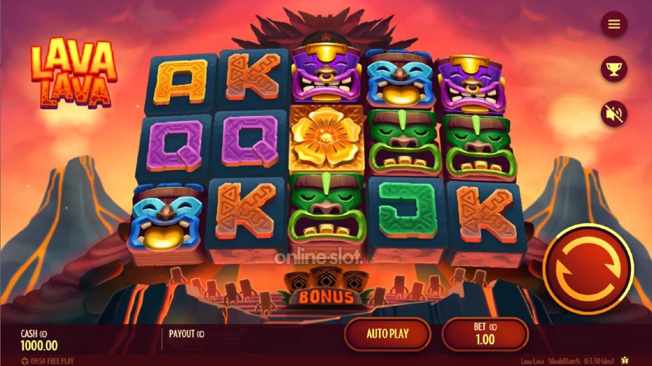 lava lava slot base game