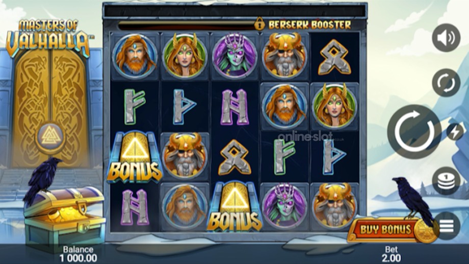 masters of valhalla slot base game