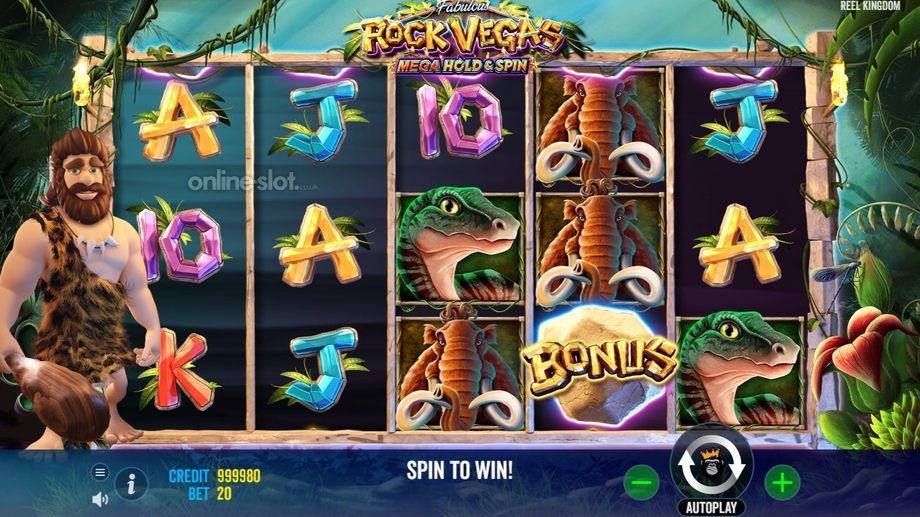 rock vegas slot base game