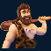 rock vegas slot caveman symbol