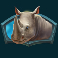 safari of wealth slot rhino symbol