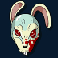 slugger time slot bunny mask symbol