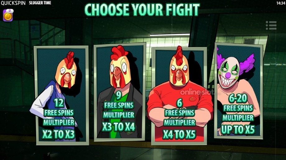 slugger time slot free spins feature