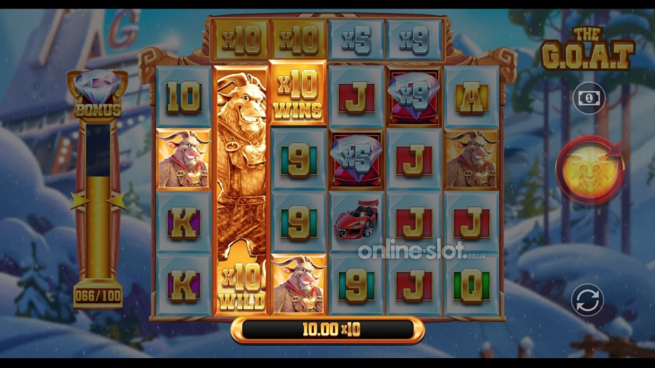 the goat slot the goat symbol feature