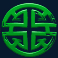 tiger kingdom infinity reels slot green asian pattern symbol