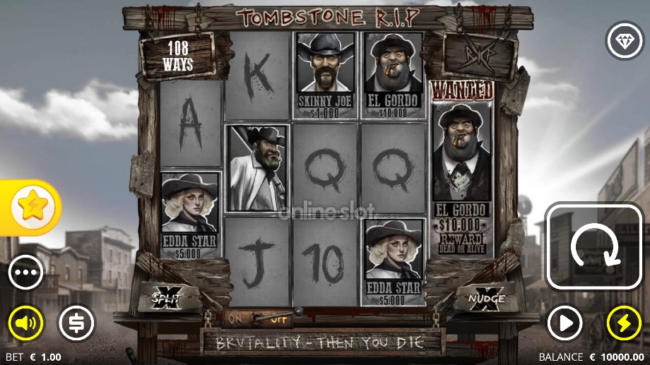 tombstone rip slot base game