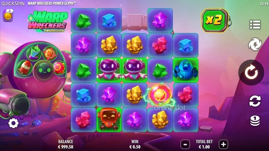 warp wreckers power glyph slot base game
