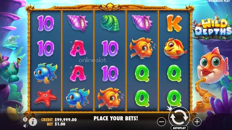 wild depths slot base game