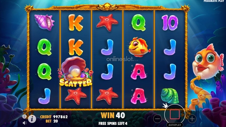 wild depths slot free spins feature