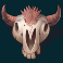 wild duel slot bison skull symbol
