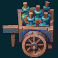 wild duel slot cart full of bottles symbol