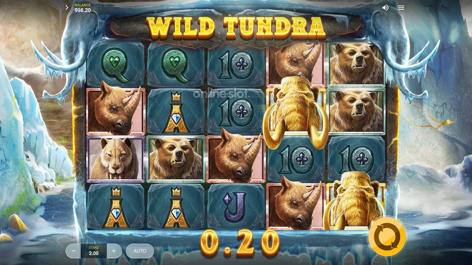 wild tundra slot base game