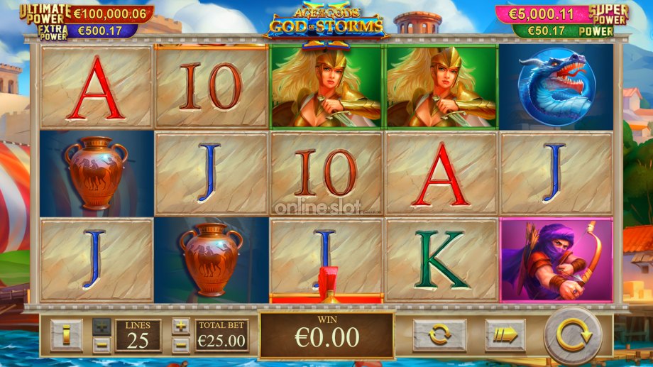 age of the gods god of storms 2 slot base game