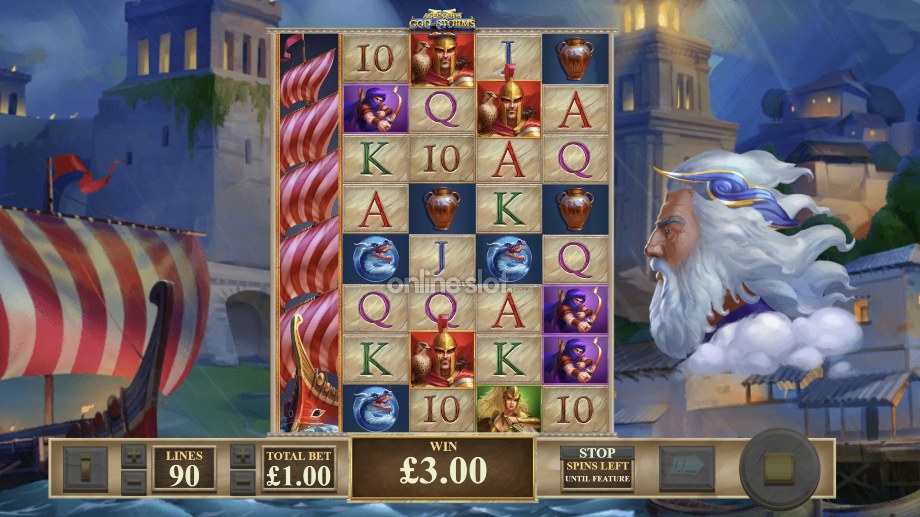 age of the gods god of storms 2 slot wild wind respins feature