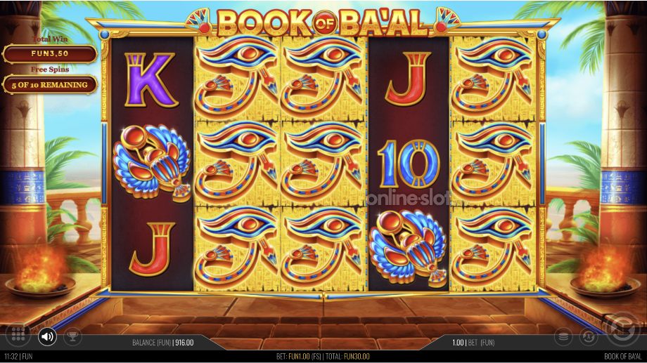 book of baal slot free spins feature
