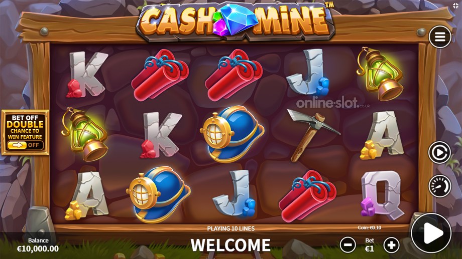 cash mine slot base game